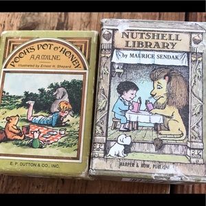 Mini Winnie The Pooh and Maurice Sendack books